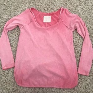 CLEAR OUT SALE -  WE THE FREE Pink Burnout Top S
